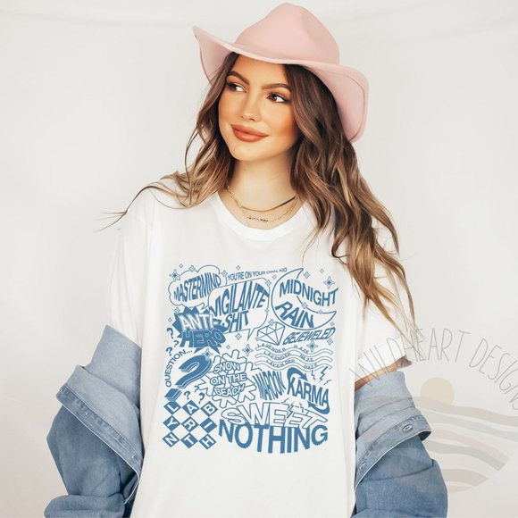 Tops - Midnights T-shirt - White